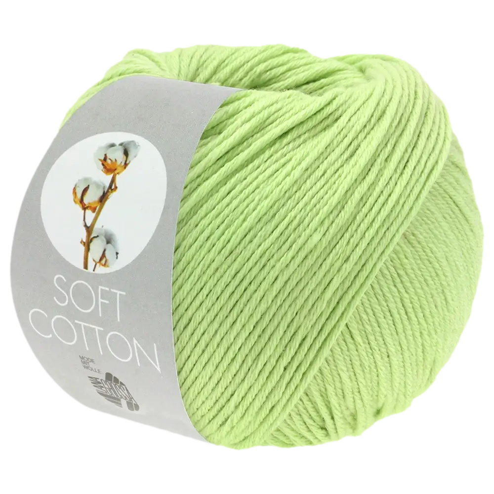 #Farbe_Lana Grossa Soft Cotton | 36 Lindgrün