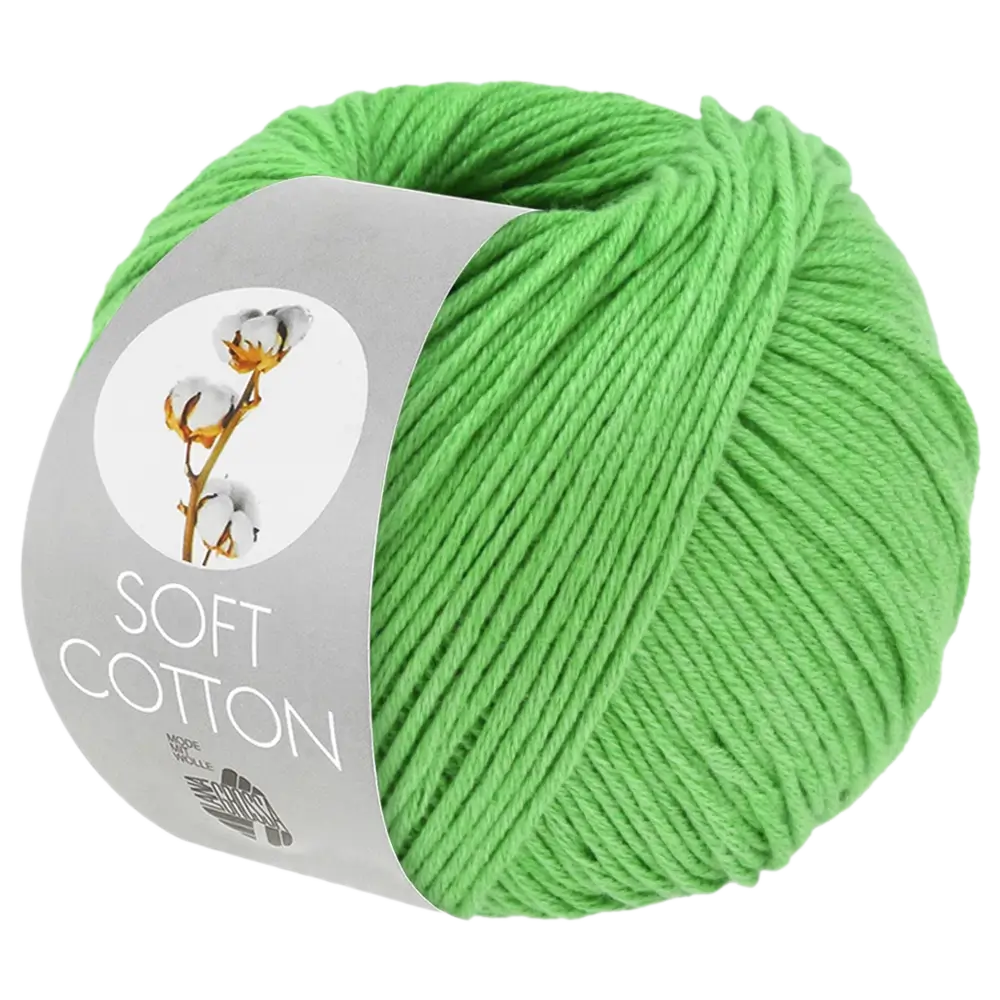 #Farbe_Lana Grossa Soft Cotton | 58 Maigrün