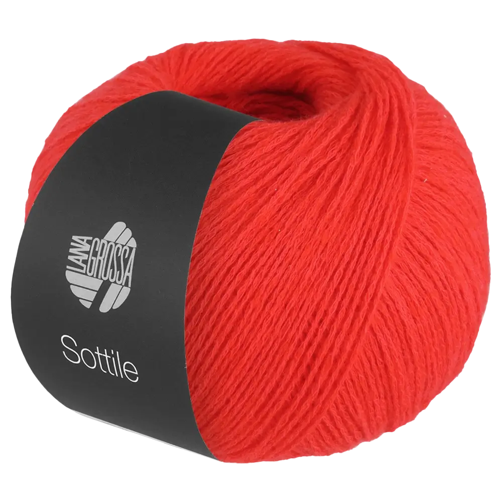 #Farbe_Lana Grossa Sottile | 04 Leuchtendrot