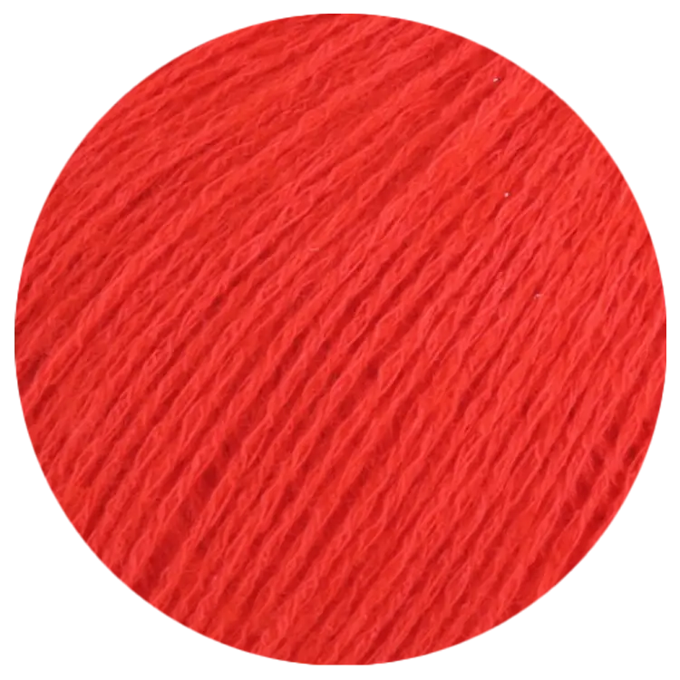 #Farbe_Lana Grossa Sottile | 04 Leuchtendrot
