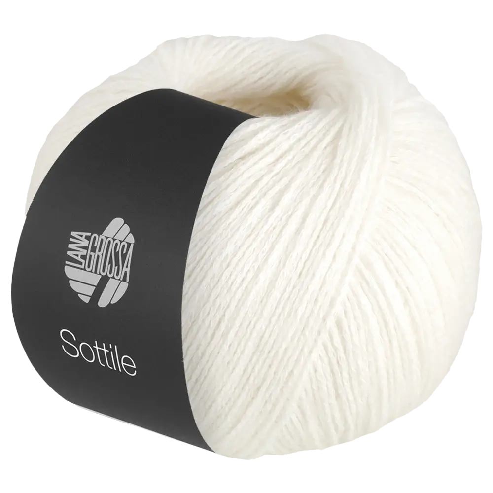 #Farbe_Lana Grossa Sottile | 16 Weiß