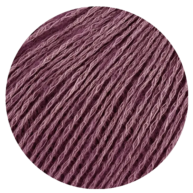 #Farbe_Lana Grossa Sottile | 19 Brombeerrosa