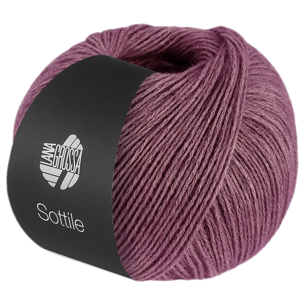 #Farbe_Lana Grossa Sottile | 19 Brombeerrosa
