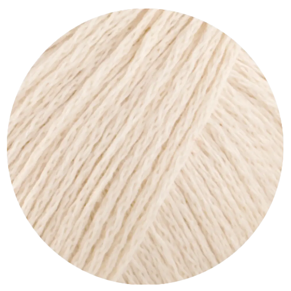 #Farbe_Lana Grossa Summer Cashmere | 02 Creme