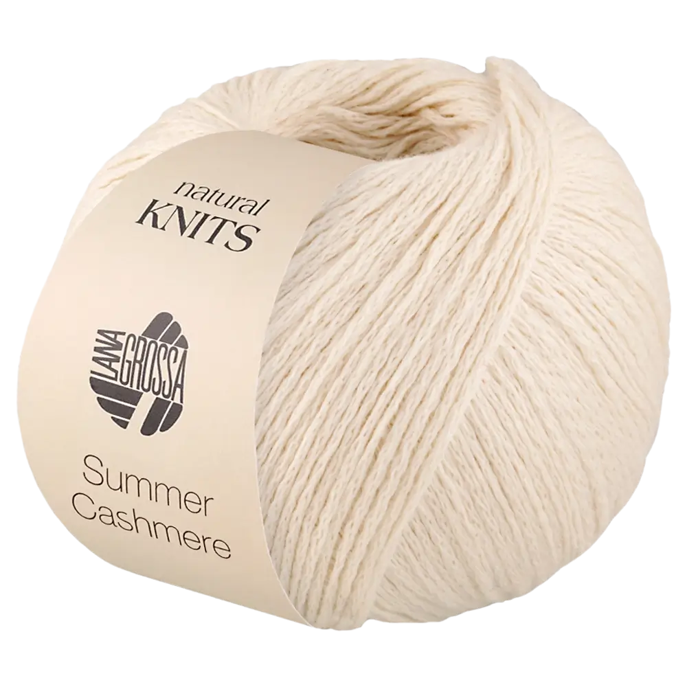 #Farbe_Lana Grossa Summer Cashmere | 02 Creme