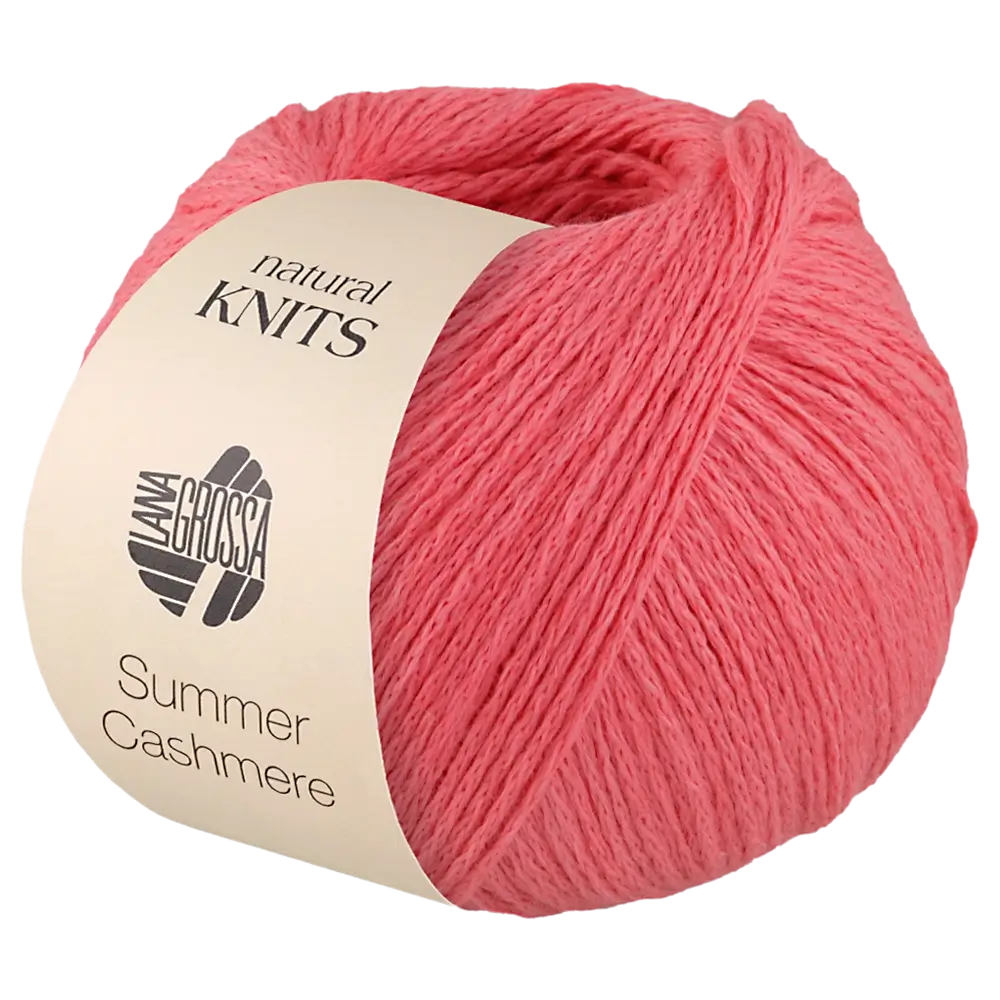 #Farbe_Lana Grossa Summer Cashmere | 04 Lachsrot