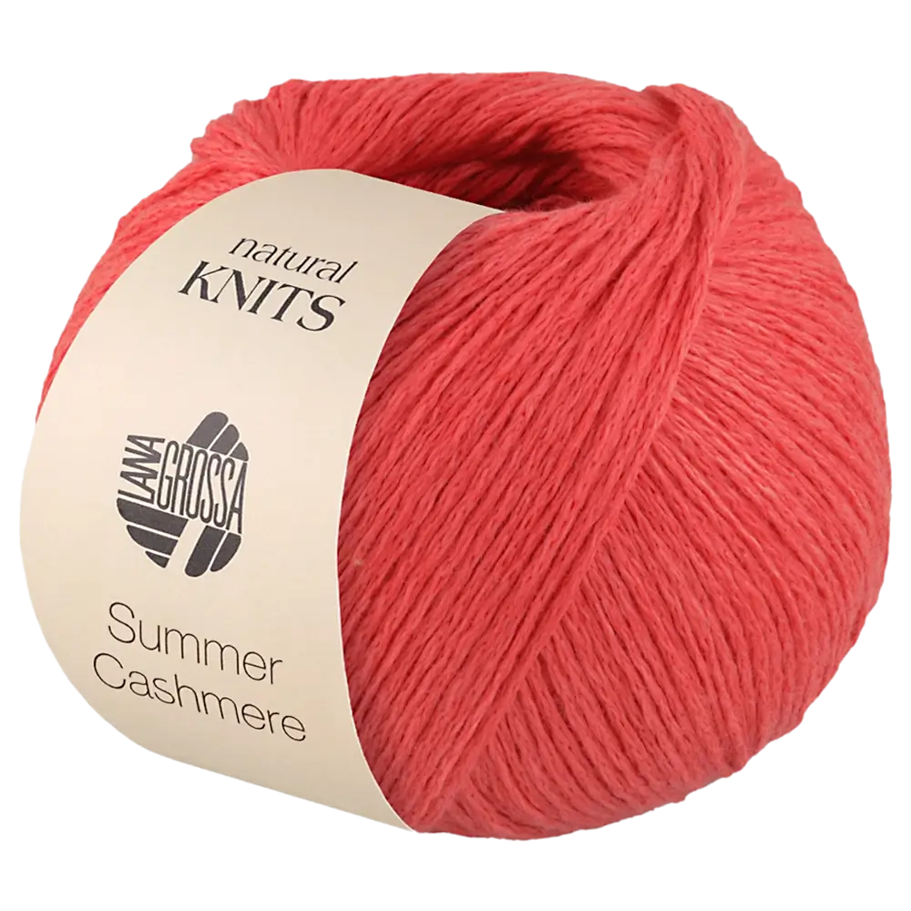 #Farbe_Lana Grossa Summer Cashmere | 05 Hellrot
