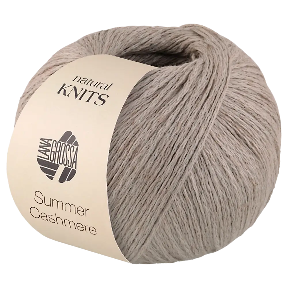 #Farbe_Lana Grossa Summer Cashmere | 08 Kieselgrau