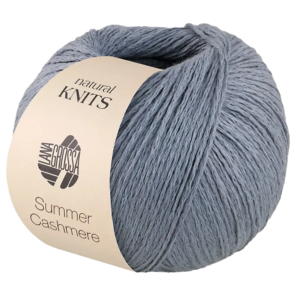 #Farbe_Lana Grossa Summer Cashmere | 10 Graublau