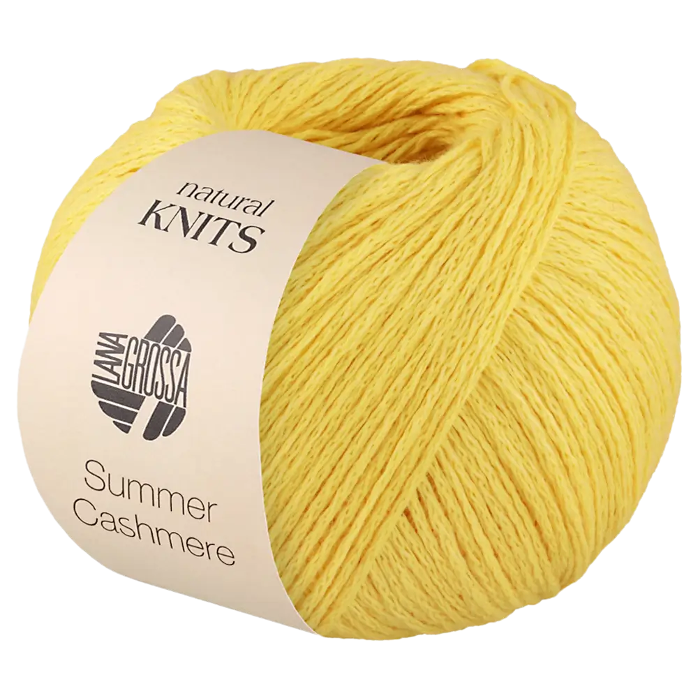 #Farbe_Lana Grossa Summer Cashmere | 17 Zitrusgelb