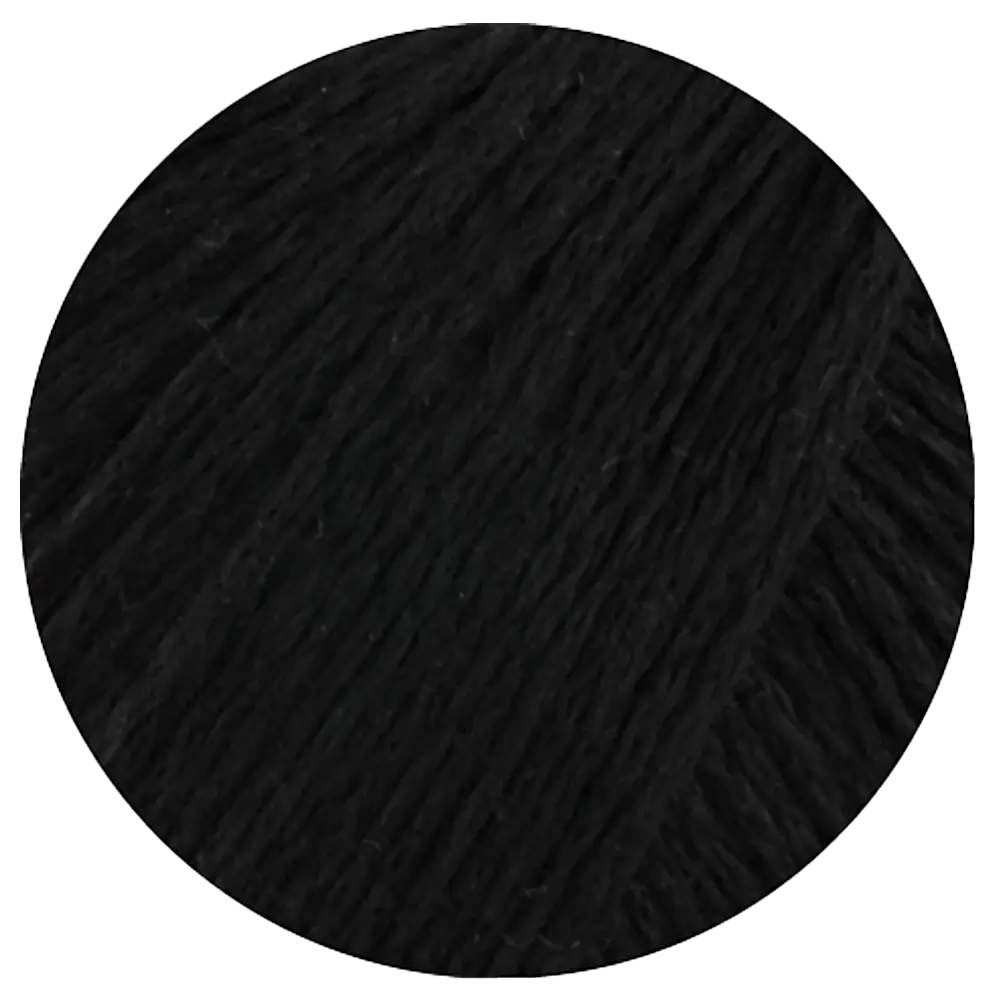 #Farbe_Lana Grossa Summer Cashmere | 18 Schwarz