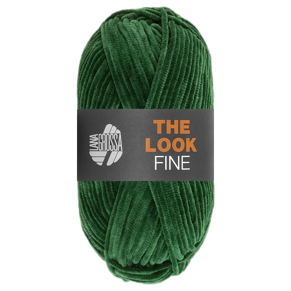 #Farbe_Lana Grossa The Look Fine | 121 Flaschengrün