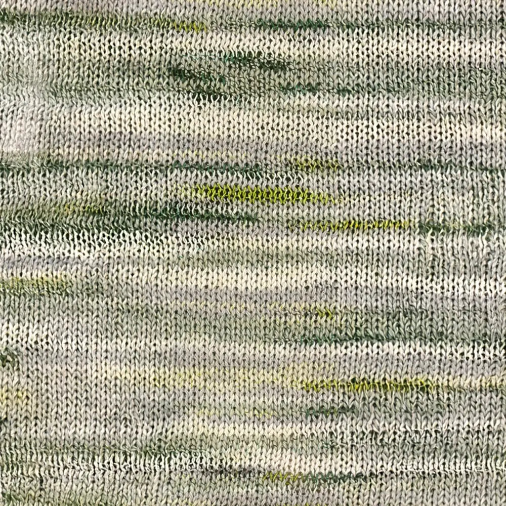 #Farbe_Lana Grossa Torto | 01 Creme/Hellgrau/Hell-/Dunkelgrün