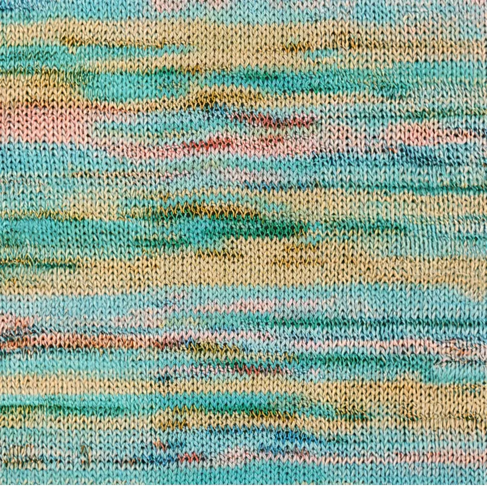 #Farbe_Lana Grossa Torto | 03 Gelbbeige/Mint/Rosé/Türkis/Grün/Goldgelb/Lachs/Jeans