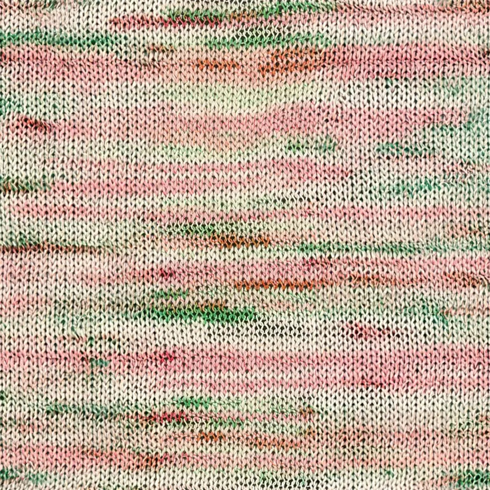 #Farbe_Lana Grossa Torto | 05 Pastellgrün/Rosa/Orange/Grün/Hellgrau