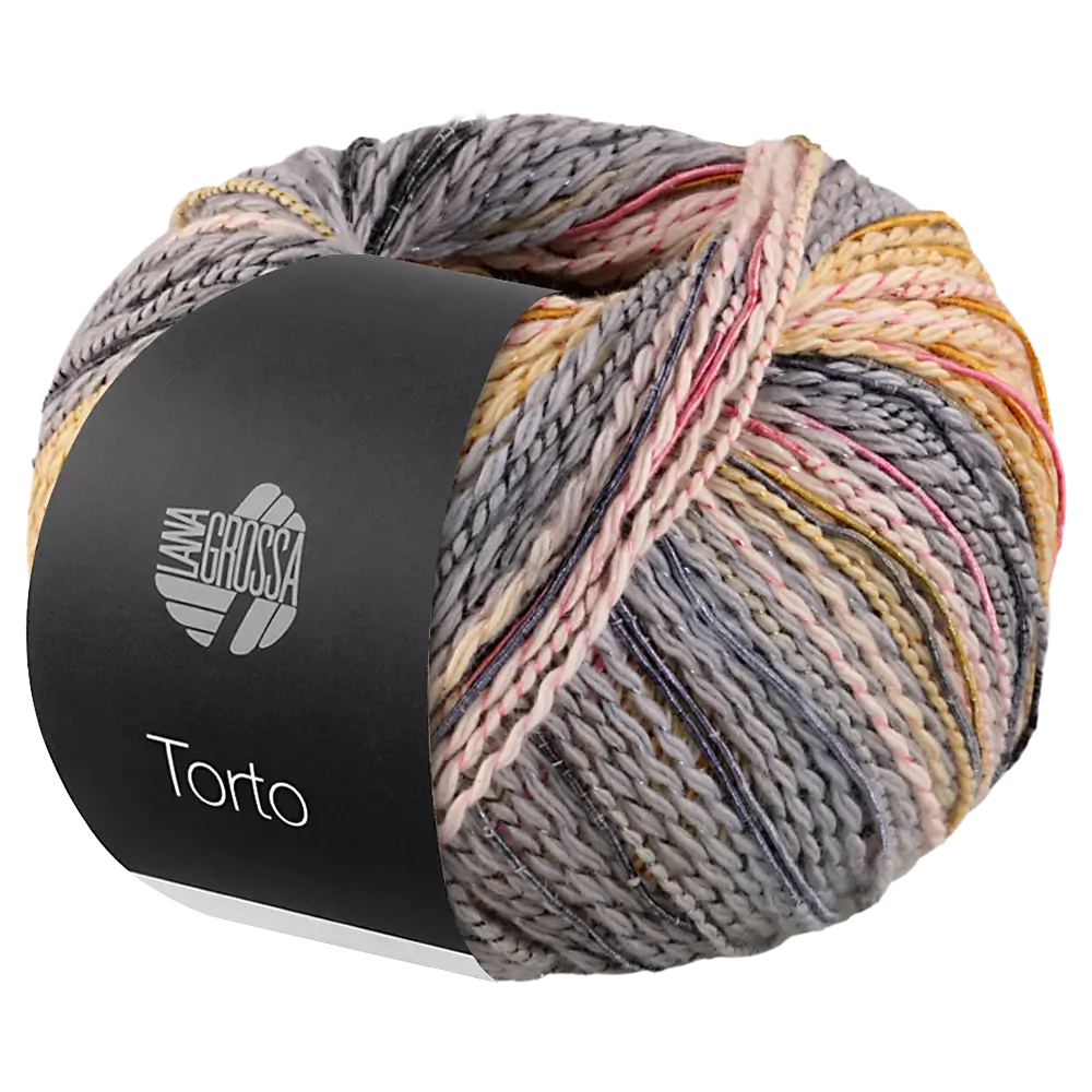 #Farbe_Lana Grossa Torto | 10 Grau/Rosé/Pastellgelb/Pink/Anthrazit/Ocker