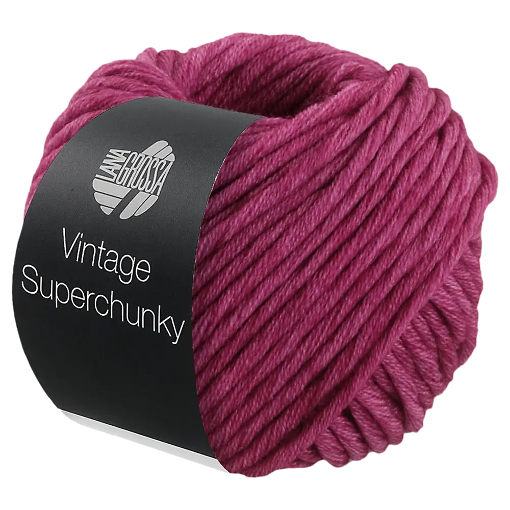 #Farbe_Lana Grossa Vintage Superchunky | 501 Weinrot