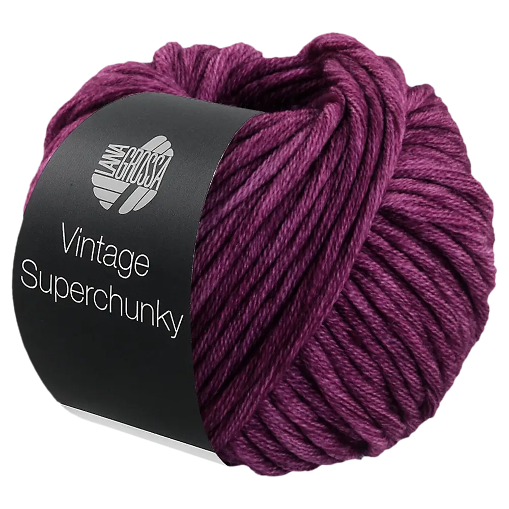 #Farbe_Lana Grossa Vintage Superchunky | 502 Bordeaux