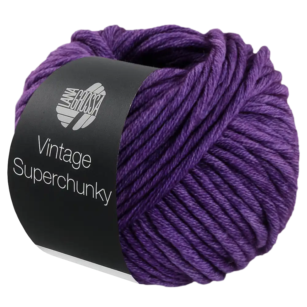 #Farbe_Lana Grossa Vintage Superchunky | 503 Violett