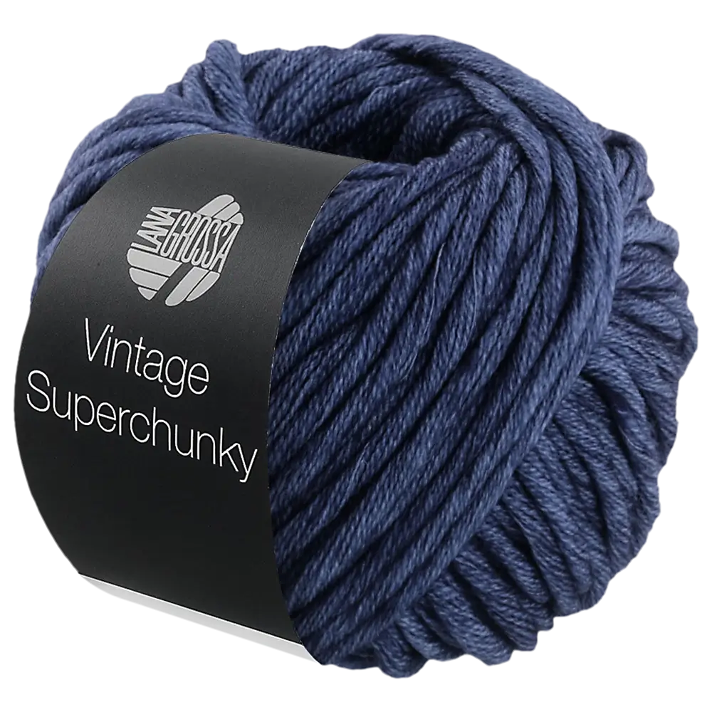 #Farbe_Lana Grossa Vintage Superchunky | 505 Dunkelblau