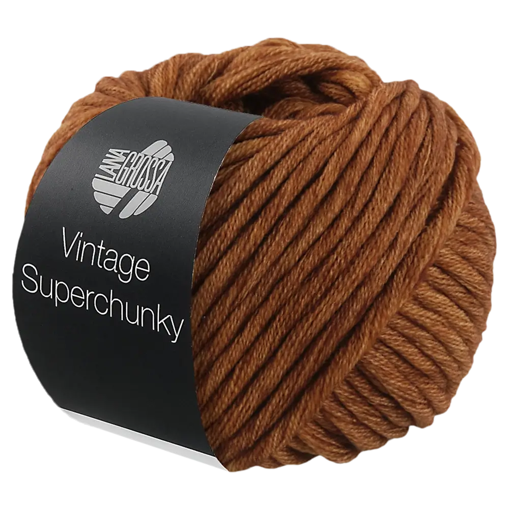 #Farbe_Lana Grossa Vintage Superchunky | 509 Goldbraun