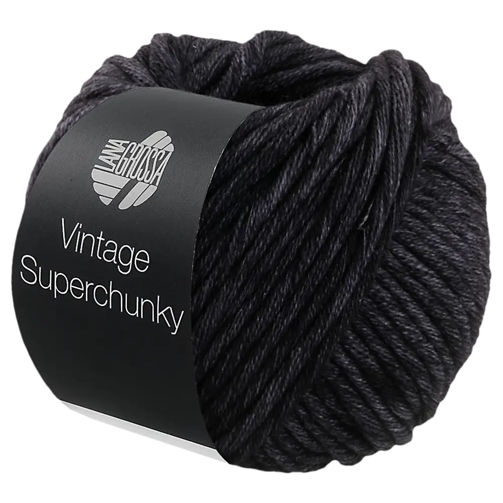 #Farbe_Lana Grossa Vintage Superchunky | 511 Anthrazit