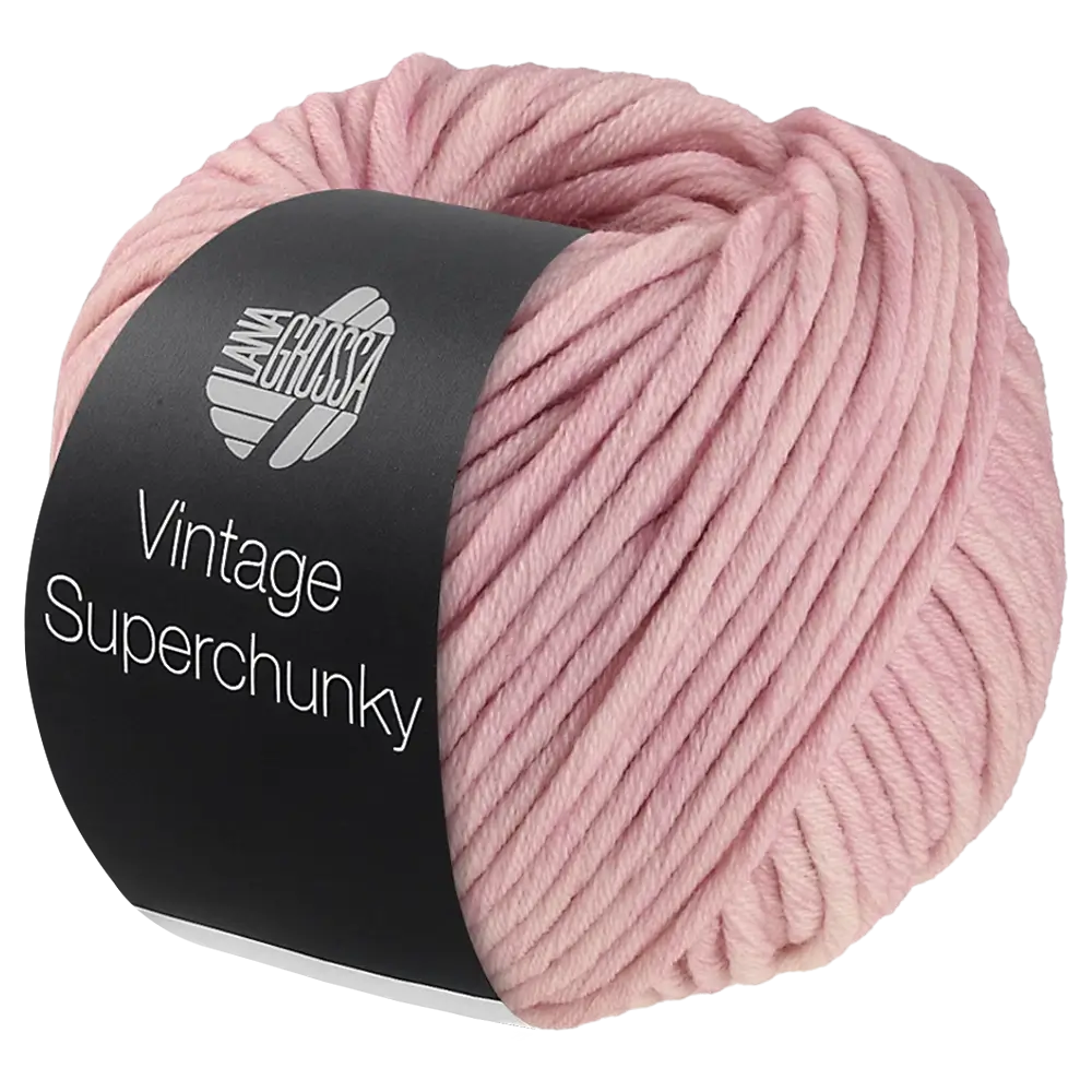 #Farbe_Lana Grossa Vintage Superchunky | 514 Pastellrosa