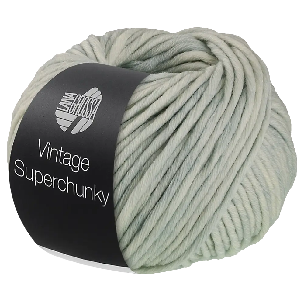 #Farbe_Lana Grossa Vintage Superchunky | 517 Weißgrün