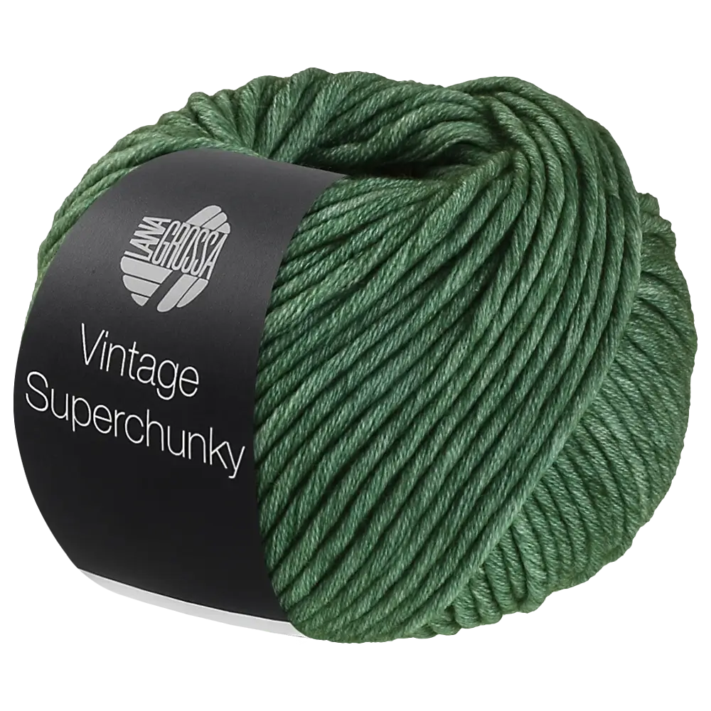 #Farbe_Lana Grossa Vintage Superchunky | 518 Opalgrün