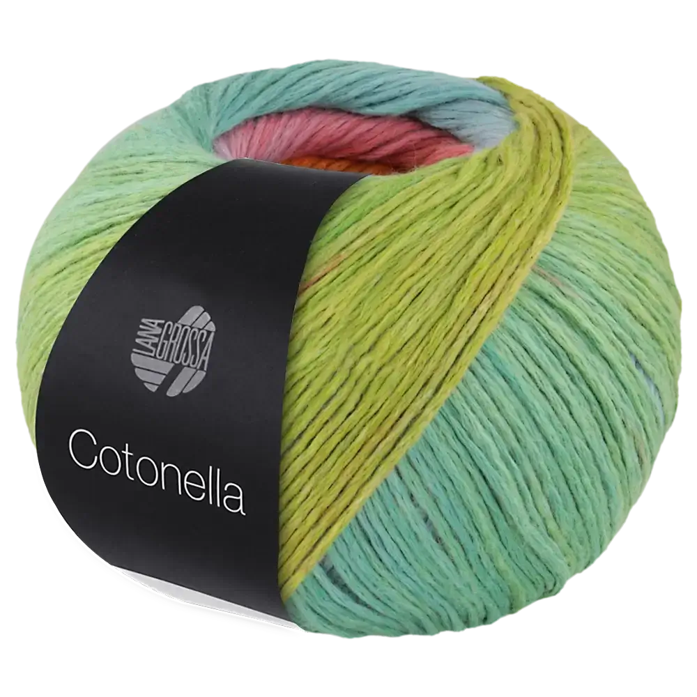 #Farbe_Lana Grossa Cotonella | 11 Flieder/Hellblau/Türkisgrün/Senf/Tomate/Himbeer/ Orange/Lachs