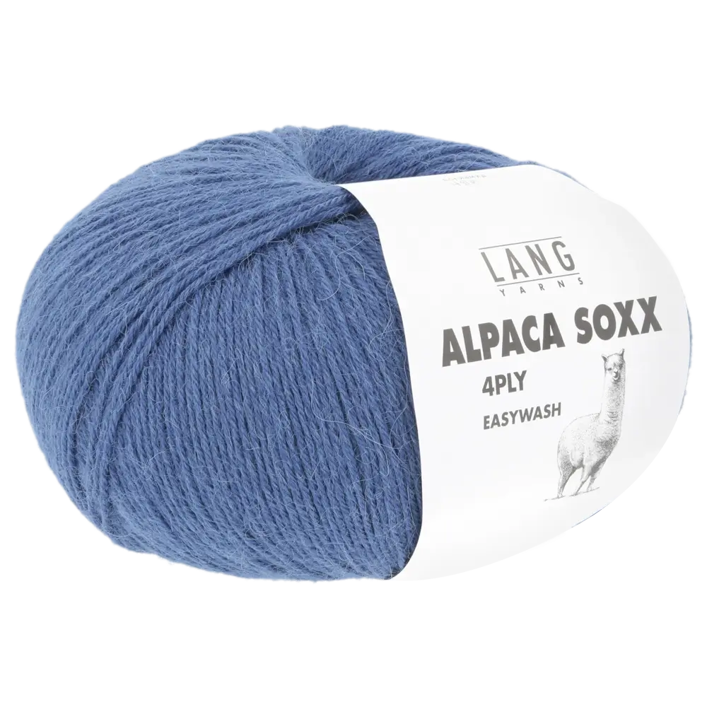 #Farbe_Lang Yarns Alpaca Soxx 4-fach | 010 Blau
