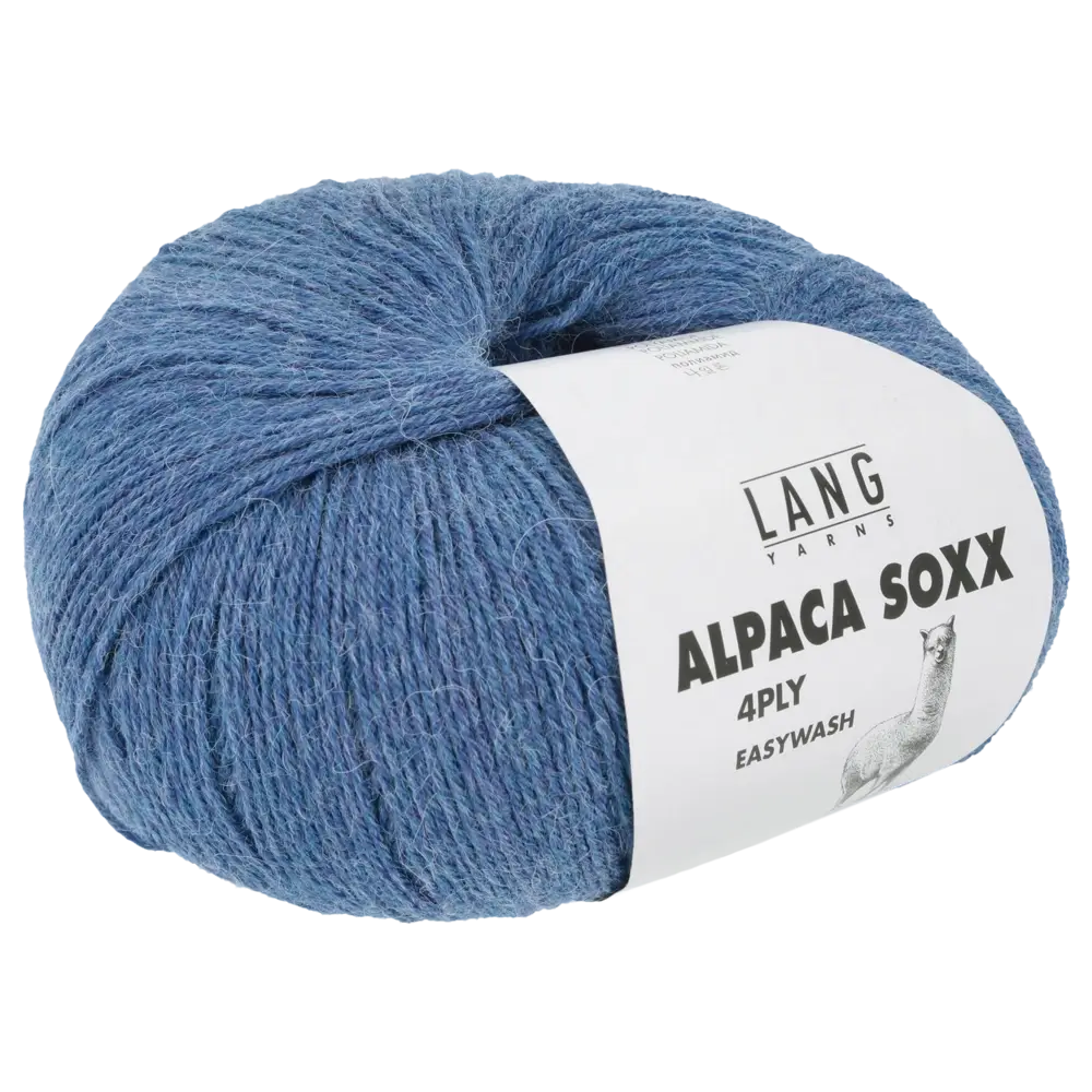 #Farbe_Lang Yarns Alpaca Soxx 4-fach | 020 Hellblau Mélange