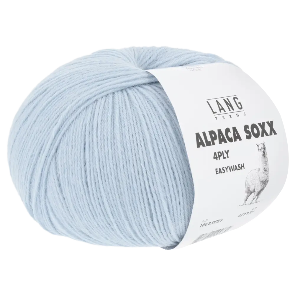 #Farbe_Lang Yarns Alpaca Soxx 4-fach | 021 Hellblau