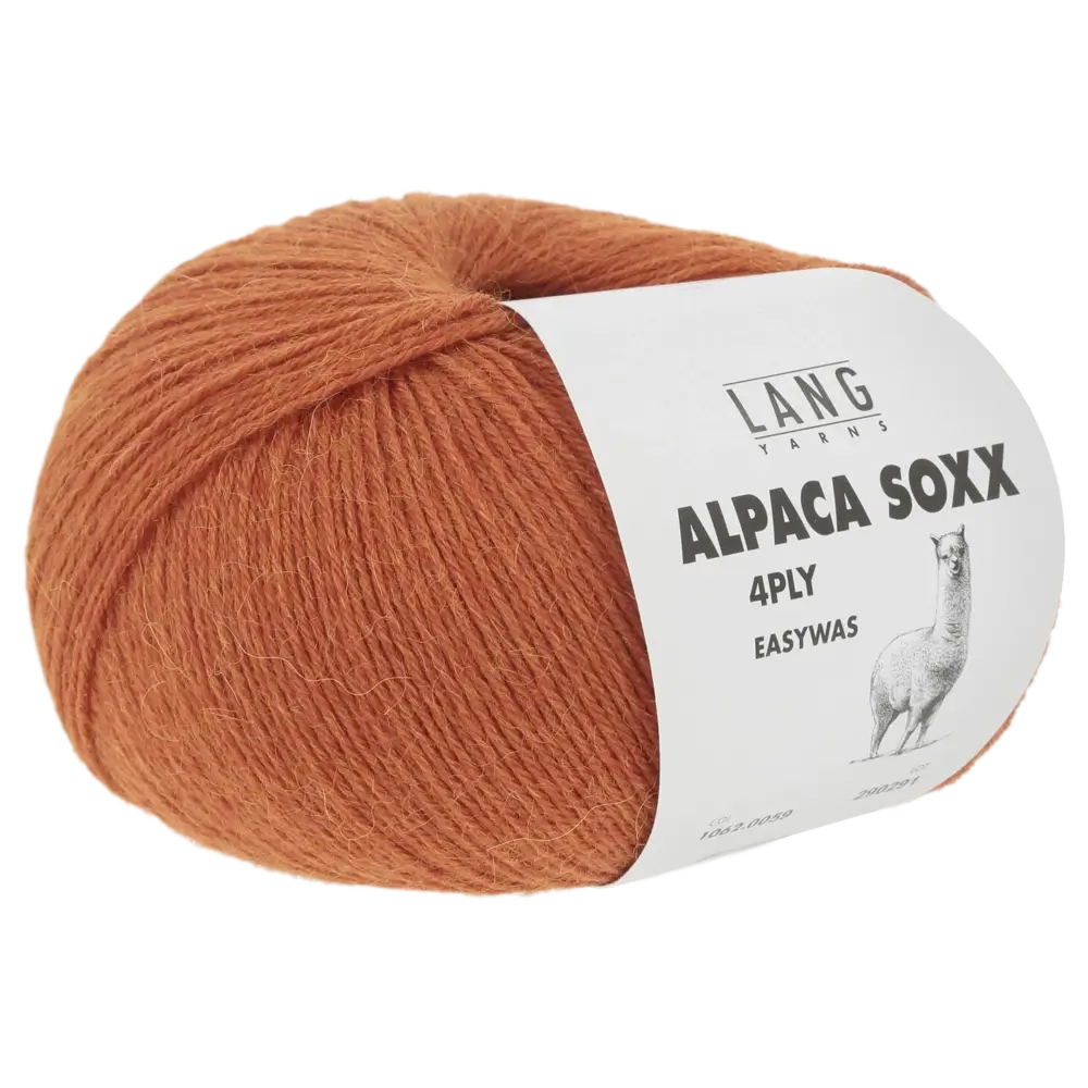 #Farbe_Lang Yarns Alpaca Soxx 4-fach | 059 Orange Mélange