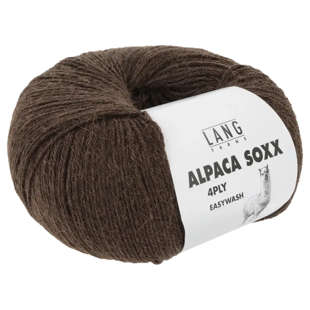 #Farbe_Lang Yarns Alpaca Soxx 4-fach | 067 Braun