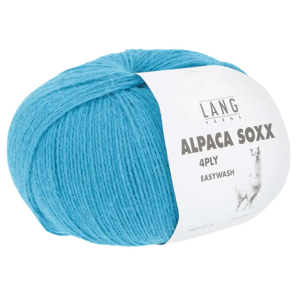 #Farbe_Lang Yarns Alpaca Soxx 4-fach | 079 Türkis