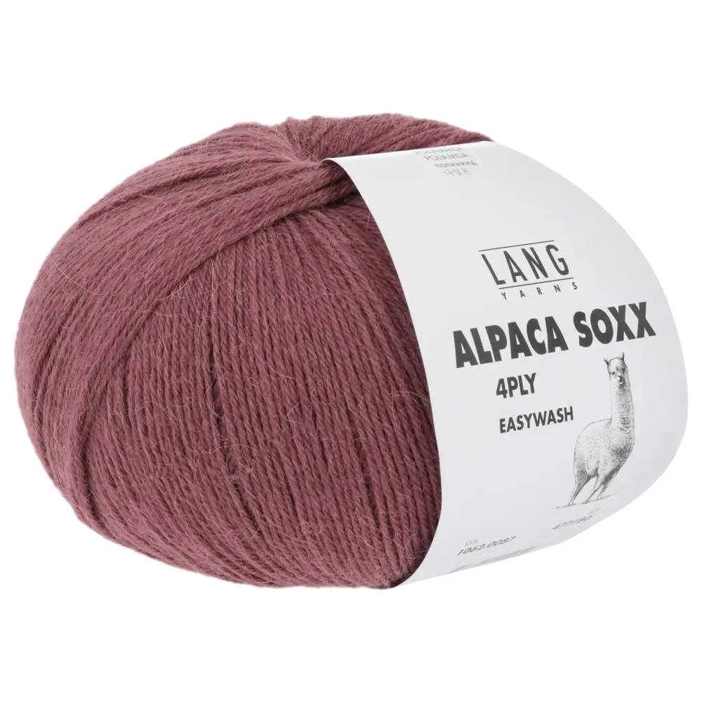 #Farbe_Lang Yarns Alpaca Soxx 4-fach | 087 Rosenholz