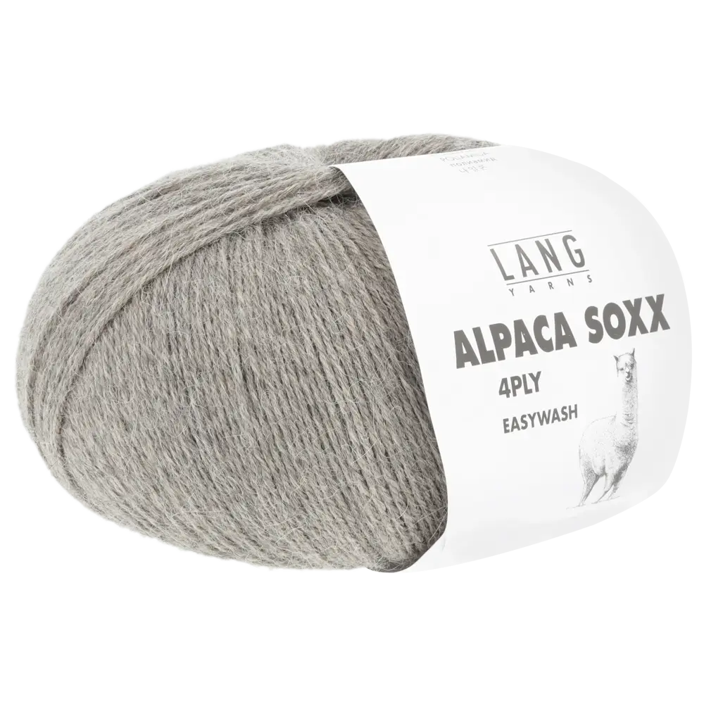 #Farbe_Lang Yarns Alpaca Soxx 4-fach | 096 Hellbraun Mélange