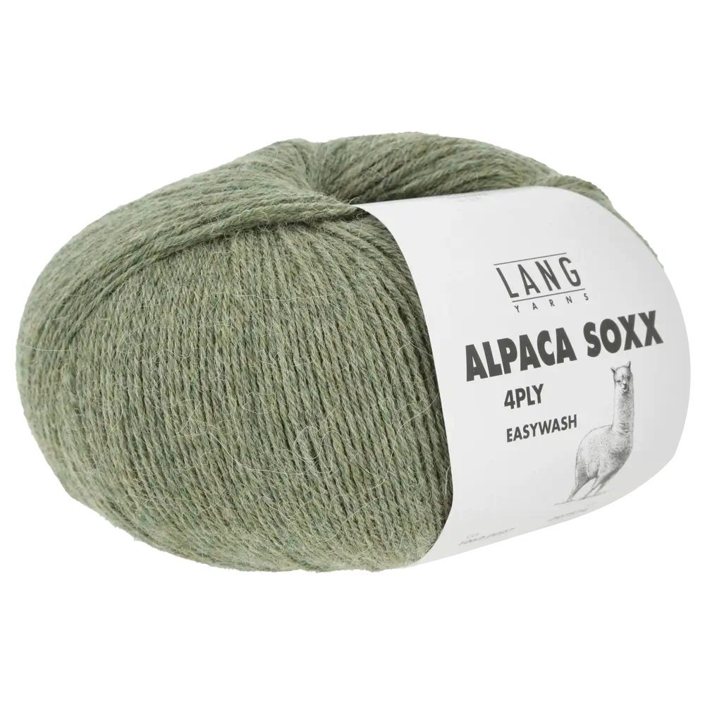 #Farbe_Lang Yarns Alpaca Soxx 4-fach | 097 Hellolive Mélange