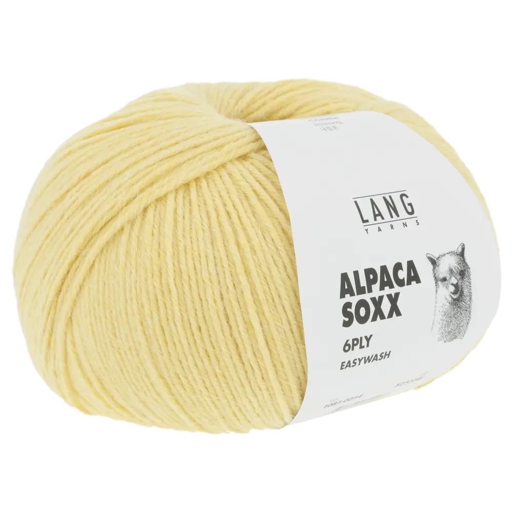 #Farbe_Lang Yarns Alpaca Soxx 6-fach | 014 Gelb