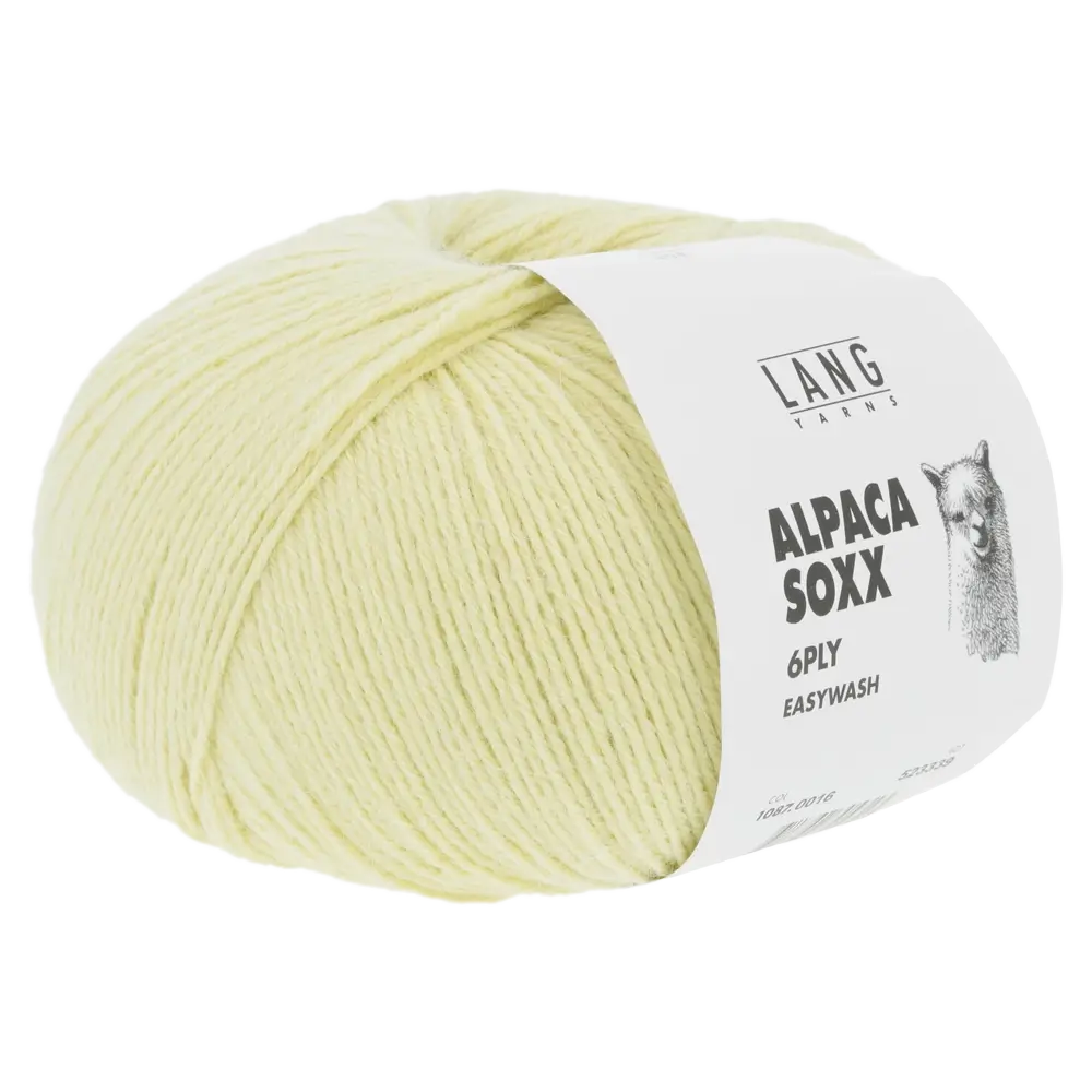 #Farbe_Lang Yarns Alpaca Soxx 6-fach | 016 Lindgrün