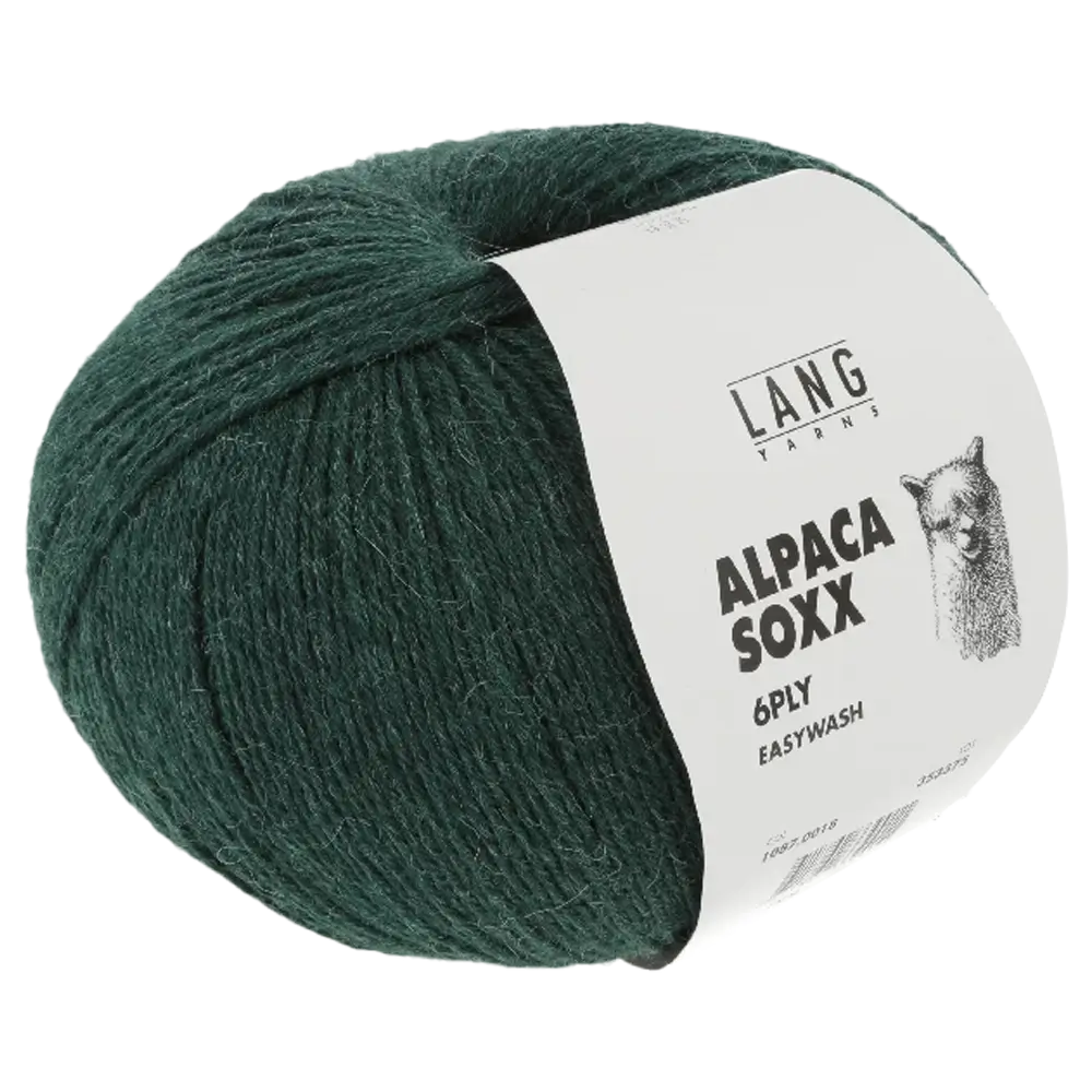 #Farbe_Lang Yarns Alpaca Soxx 6-fach | 018 Flaschengrün