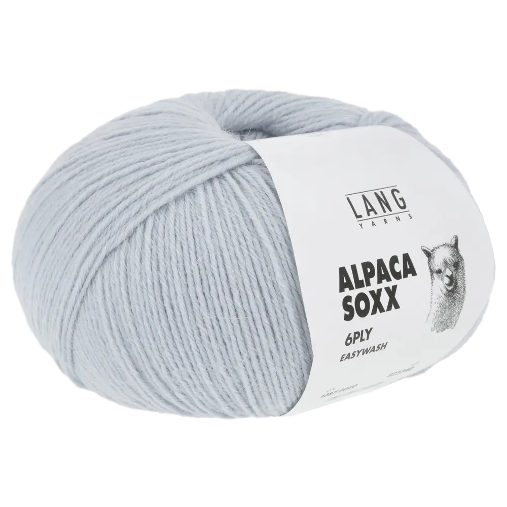 #Farbe_Lang Yarns Alpaca Soxx 6-fach | 020 Hellblau