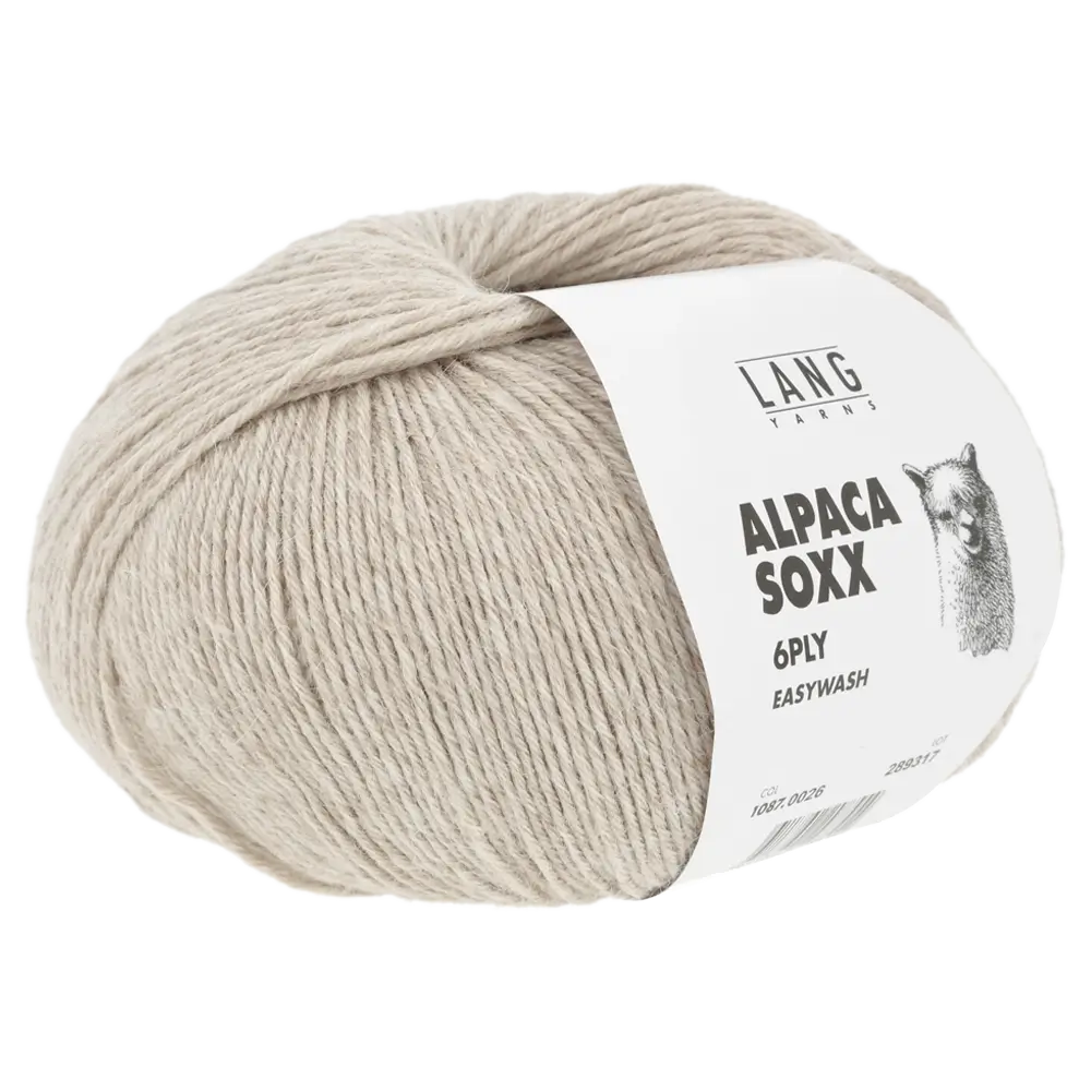 #Farbe_Lang Yarns Alpaca Soxx 6-fach | 026 Sand
