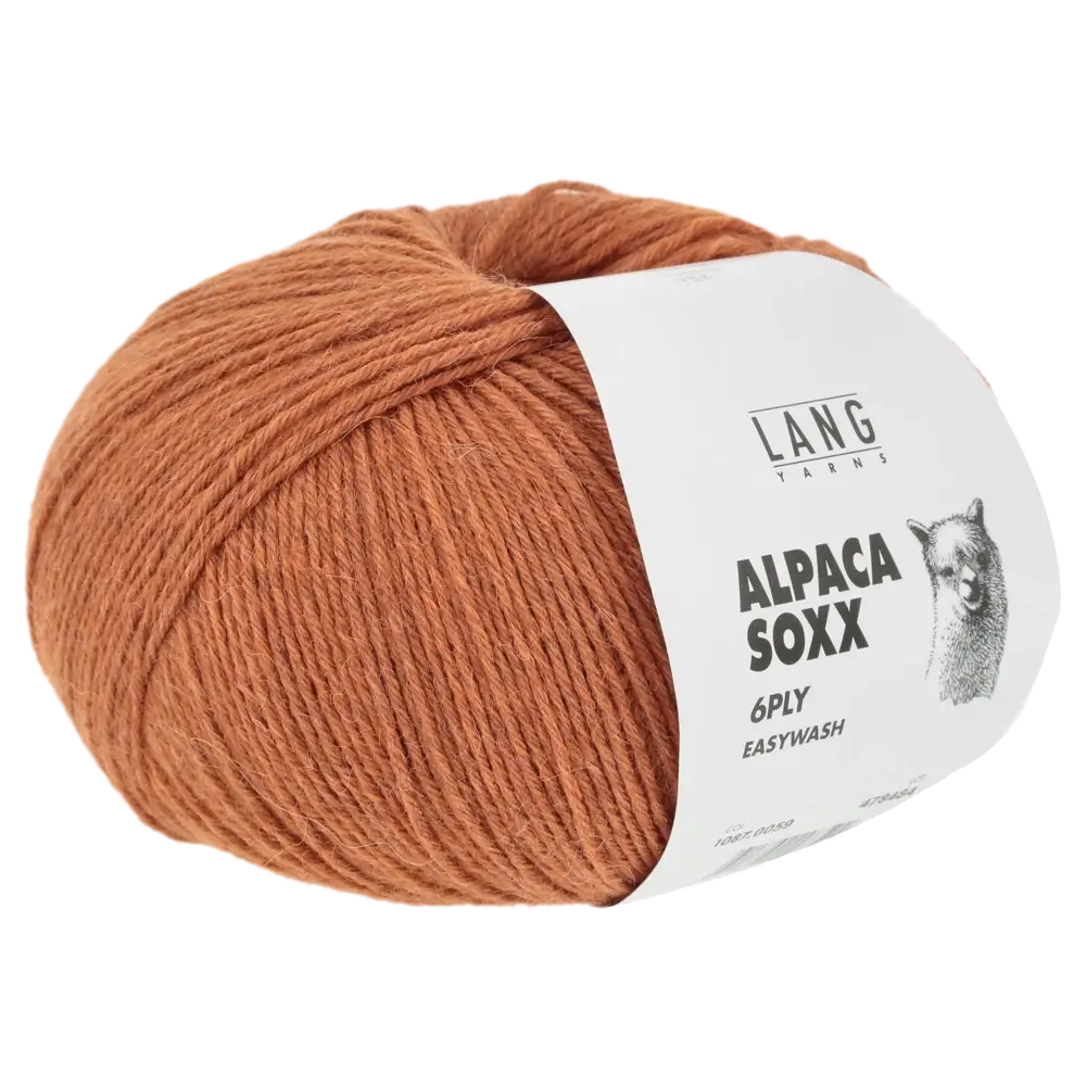 #Farbe_Lang Yarns Alpaca Soxx 6-fach | 059 Orange