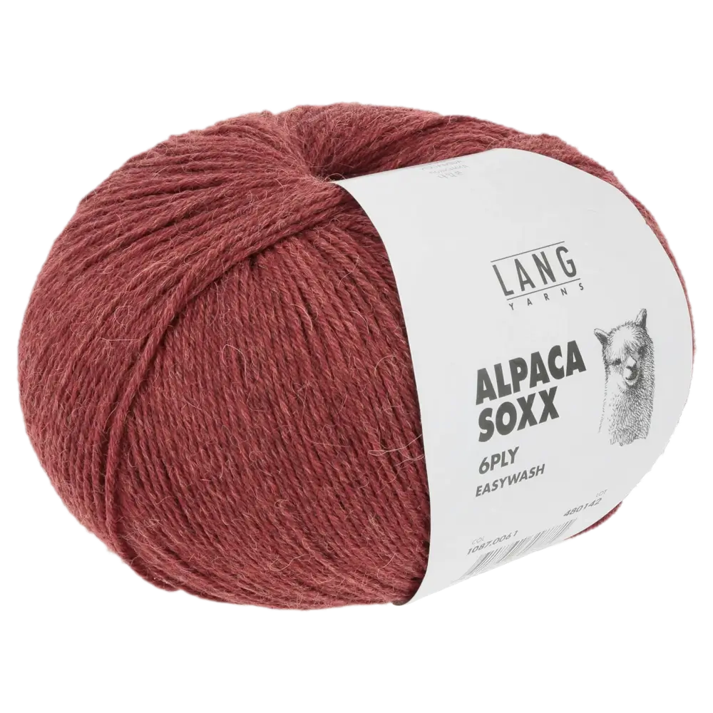 #Farbe_Lang Yarns Alpaca Soxx 6-fach | 061 Rot