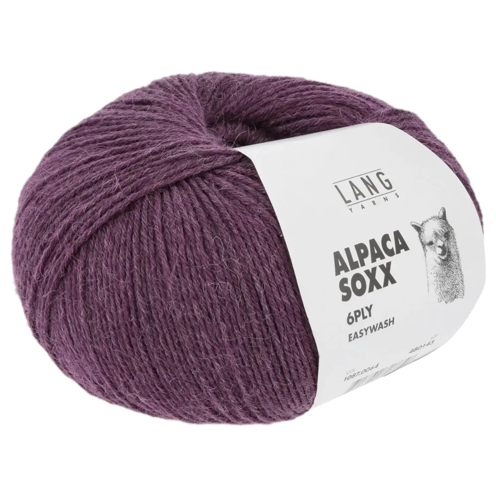 #Farbe_Lang Yarns Alpaca Soxx 6-fach | 064 Bordeaux