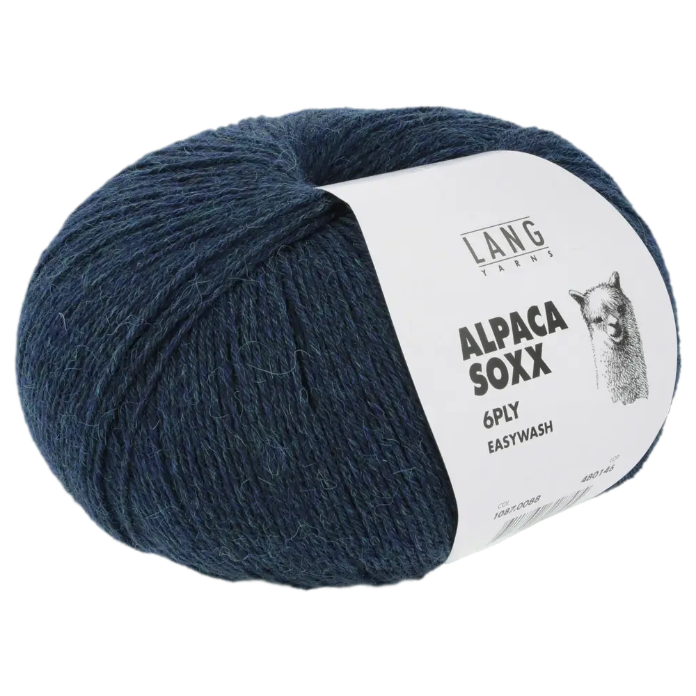#Farbe_Lang Yarns Alpaca Soxx 6-fach | 088 Petrol