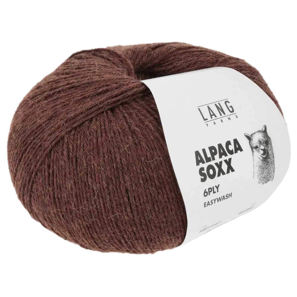 #Farbe_Lang Yarns Alpaca Soxx 6-fach | 167 Zimt