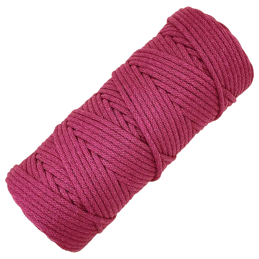 #Farbe_Lowiczanka Baumwollkordel Ø 3 mm | 040 Beere